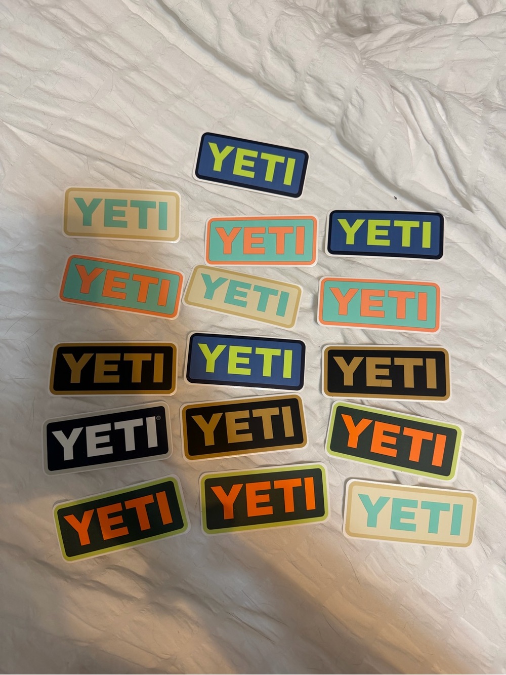 YETI stickers